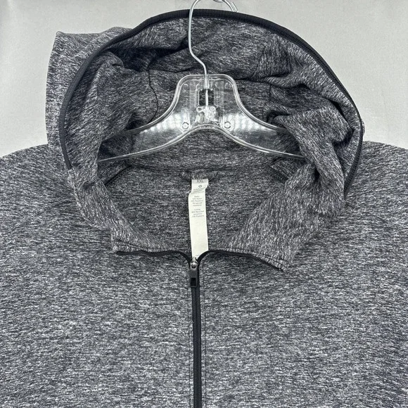 Lululemon Jacket Mens 2XL Gray Full Zip Surge Hooded Sweatshirt Athletic Running - Picture 2 of 14